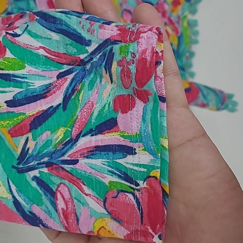 Stella Parker  Floral 3/4 Sleeve Women's Top Size L - Picture 5 of 6